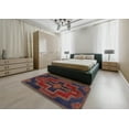 thumbnail image 4 of Ahgly Company Indoor Rectangle Traditional Saffron Red Persian Area Rugs, 8' x 12', 4 of 6