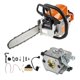 thumbnail image 1 of Carburador ANGGREK para Motosierra Con Kit de Bobina de encendido WT 286 ABS Metal para MS210 MS230 MS250, 1 of 8