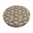 thumbnail image 6 of Uemuo Raccoon Pattern Round Bar Stool Seat Covers Washable Stool Cushion Slipcover Elastic Bar Chair Covers-14 inch, 6 of 7