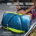 thumbnail image 6 of Coleman Kompact 40 Degree F Big & Tall Contour Sleeping Bag, Space, 6 of 6