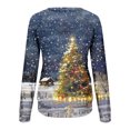 thumbnail image 7 of Fznquz Plus Size Blouses for Women Graphic Oversized Christmas Tops Multicolor Casual Trendy Long Sleeve Woman Shirts, 7 of 7