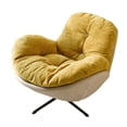 thumbnail image 4 of Silla de sofá individual,sillón individual sillón giratorio,Sala de estar minimalista y moderna con una sola silla.,Sofá perezoso individual,silla bolsa de asiento amarilla, 4 of 9