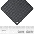 thumbnail image 4 of 4pcs Silicone Pot Holders Multipurpose Round Pot Holders Trivets Jar Openers & Spoon Rests, 7.5x7.5 In, 4 of 7