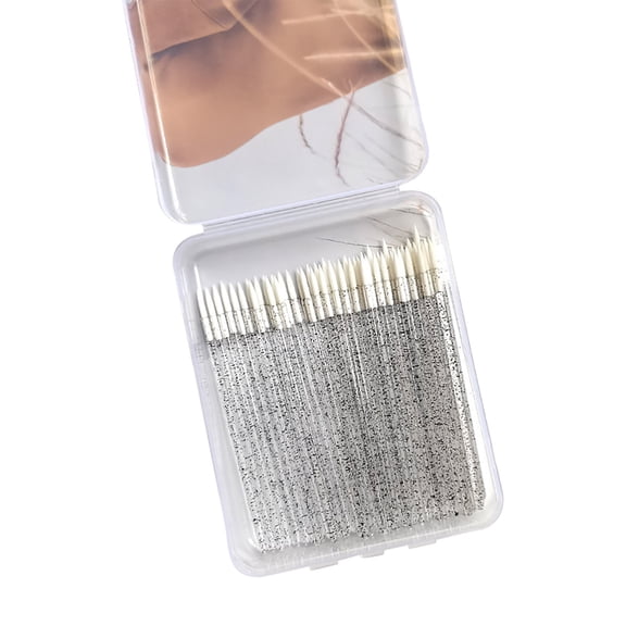 Awwp Single Ended Eyeliner Brush, Precision Nylon Bristles for Lips & Eyes, Disposable Travel Makeup Tool, On-The-Go Touch Ups