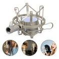 thumbnail image 4 of LEORX 1Pack Condenser Microphone Shockmount Alloy Metal Anti-Vibration Mic Holder for Singing Gaming Meeting, 4 of 8