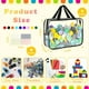 thumbnail image 3 of 9 Paquetes de Bolsas para Guardar Juguetes con Etiquetas, Grandes Contenedores Reutilizables de PVC para Juegos de Mesa, Bolsas Transparentes con Cremallera., 3 of 5