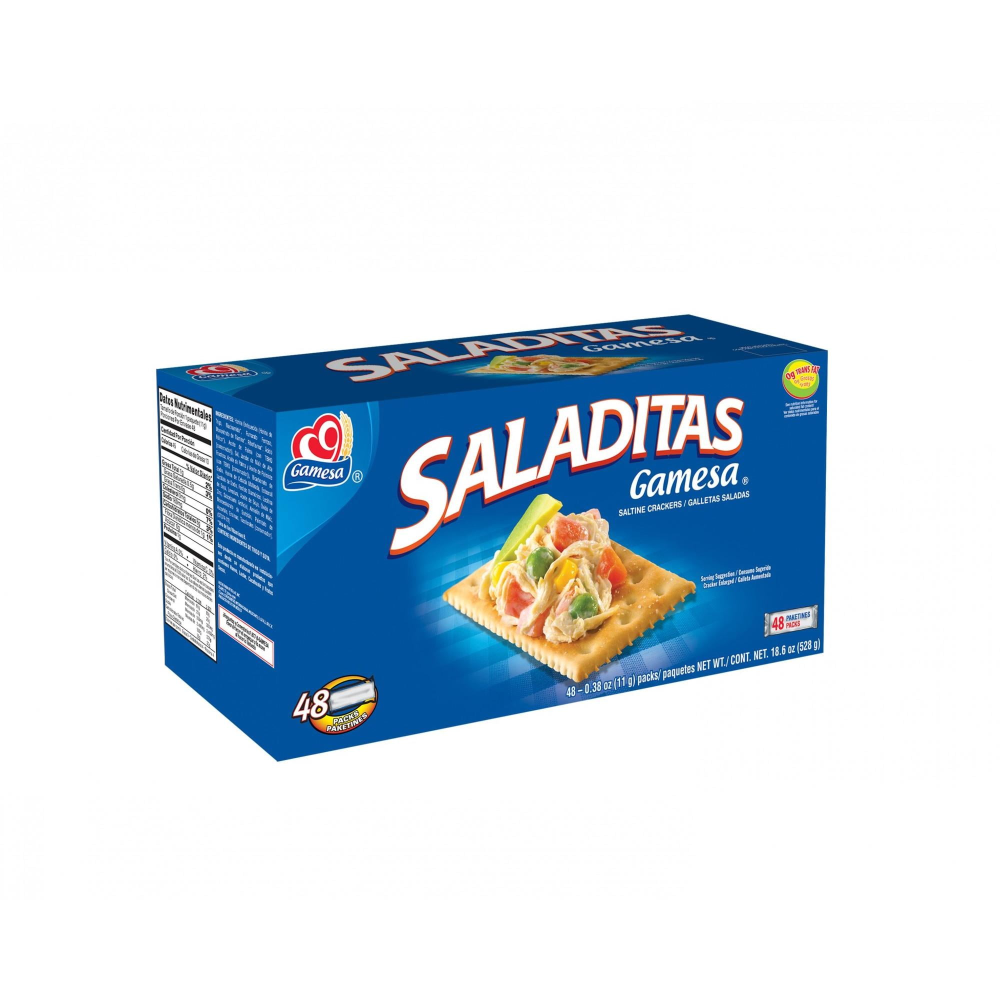 Gamesa Saladitas Saltine Crackers, 18.6 oz