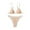 Beige, variant on Bikini Sets for Women Sexy,Summer Swimsuit Women Bikini,Swimsuits for Women 2 Piece High Waisted,Women's Fashion Split Swimsuit Foreign Trade High Waist Tight Sexy Sports Surfing Swimsuit
