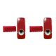 thumbnail image 2 of sweethay Dispensador de de TureClos, exprimidor automático, soporte de pared para cepillos de , estante de almacenamiento para baño rojo 2Conjunto, 2 of 6