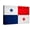 Canvas, variant on Art.com Panama Flag Design with Wood Patterning - Flags of the World Series Art Print by Philippe Hugonnard, 18" x 12"