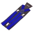 thumbnail image 4 of Correa con clip unisex, correa negra pura para hombre y mujer, correa con tres clips, dos correas, correa de 2,5 cm, 4 of 5