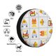 thumbnail image 4 of Fotbe Construction Equipments Worker Funda de Llanta de Repuesto con Estampado, Engrosada, Ajuste Universal para Jeep, Remolque, RV, SUV, Camión-14 inch, 4 of 6