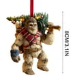 thumbnail image 2 of Coollooc Sasquatch Christmas Ornament – Myth Meets Holiday Magic, 2026 Wildlife Wonders Collection 2D Acrylic Ornament, Funny Sasquatch Ornaments for Christmas Tree, White Elephant Gifts(C,1Pcs), 2 of 9
