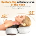 thumbnail image 2 of Artuvate Neck Massager，3-In-1 Neck Massager Pillow, Neck Massager with Heat and Traction, for Stretcher Massage  (Light Gray), 2 of 7