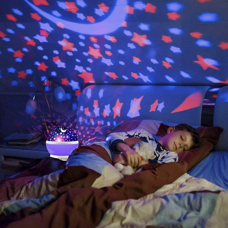 Star and moon projector on sale light