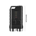thumbnail image 3 of USB Mini EDC Linternas 900LM Tipo-C Carga Llavero Antorcha Luz Negro Hugtrwg Para estrenar, 3 of 3