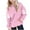 Pink, variant on Kilaqueen Spooky Season Hooded Sweatshirt for Girls/Boys Casual Long Sleeve Halloween Ghost Simple Hoodies with Pockets Size 4-14