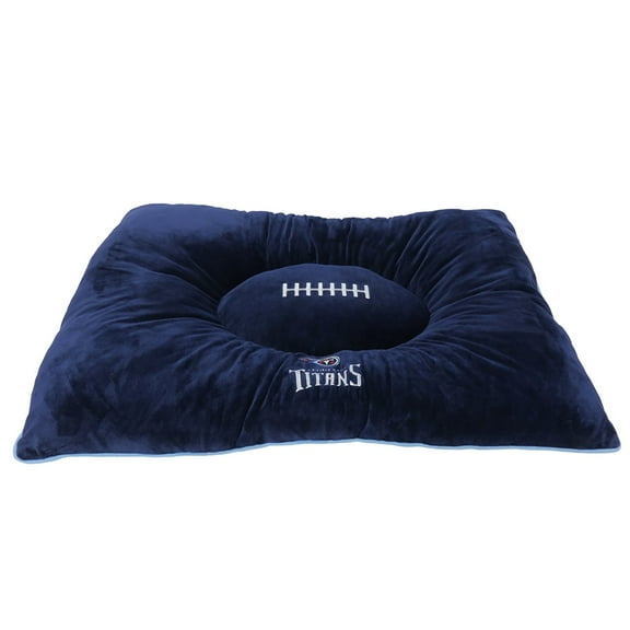 Pets First NFL Tennessee Titans Pillow Bed Mattress - Premium Quality Soft & Cozy Plush! 20  Teams! for PETS