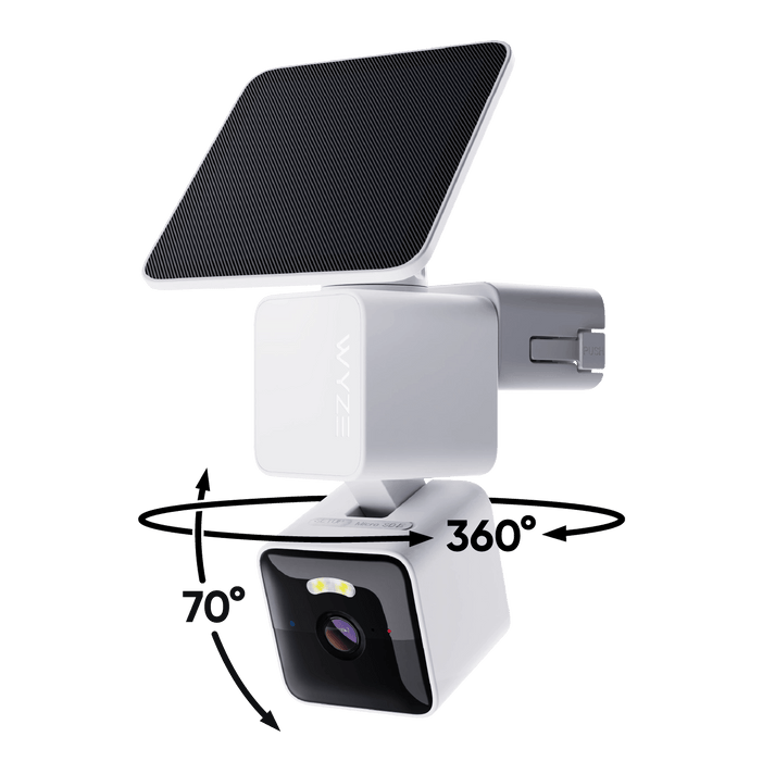 Wyze Solar Cam Pan 2K Outdoor Security Camera with 360° Pan