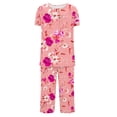 thumbnail image 3 of Qiopertar Liquidation à Moins de 5$ Blouse Décontractée à Col Rond Manches Courtes Mode Pantalon Ensemble de Pyjama Grandes Économies de Vacances!, 3 of 4