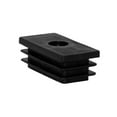thumbnail image 3 of Flyshop 4 PCS Rectangle M8 Thread Plastic Adjustable Leveling Foot Tube Insert Table Chair Tube End Blanking Caps, Black, 25 x 50 mm, 1" x 2", 3 of 6