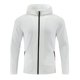 thumbnail image 1 of pstuiky camisas de manga larga para hombre, Chaqueta deportiva de manga larga con capucha y cremallera para hombre, color liso, con forro polar elástico camisetas de hombre l, 1 of 3