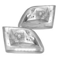 thumbnail image 6 of Spec-D Tuning Crystal Chrome Led Headlights + Clear Corner Lamps Compatible with 1997-2003 Ford F150, Expedition, L+R Pair Assembly, 6 of 7