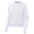 thumbnail image 2 of Women's Antigua  White Tennessee Titans Victory Crew Pullover Sweatshirt, 2 of 4