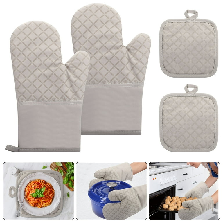 Cute Oven Mitts and Pot Pad Sets Non-Slip Potholders Kitchen Heat Resistant  for Kitchen Non-Slip Potholders Kitchen Heat Resistant Hot Pads Cute Oven  Mitts and Pot Pad Sets Cute Heat Resistant 8 