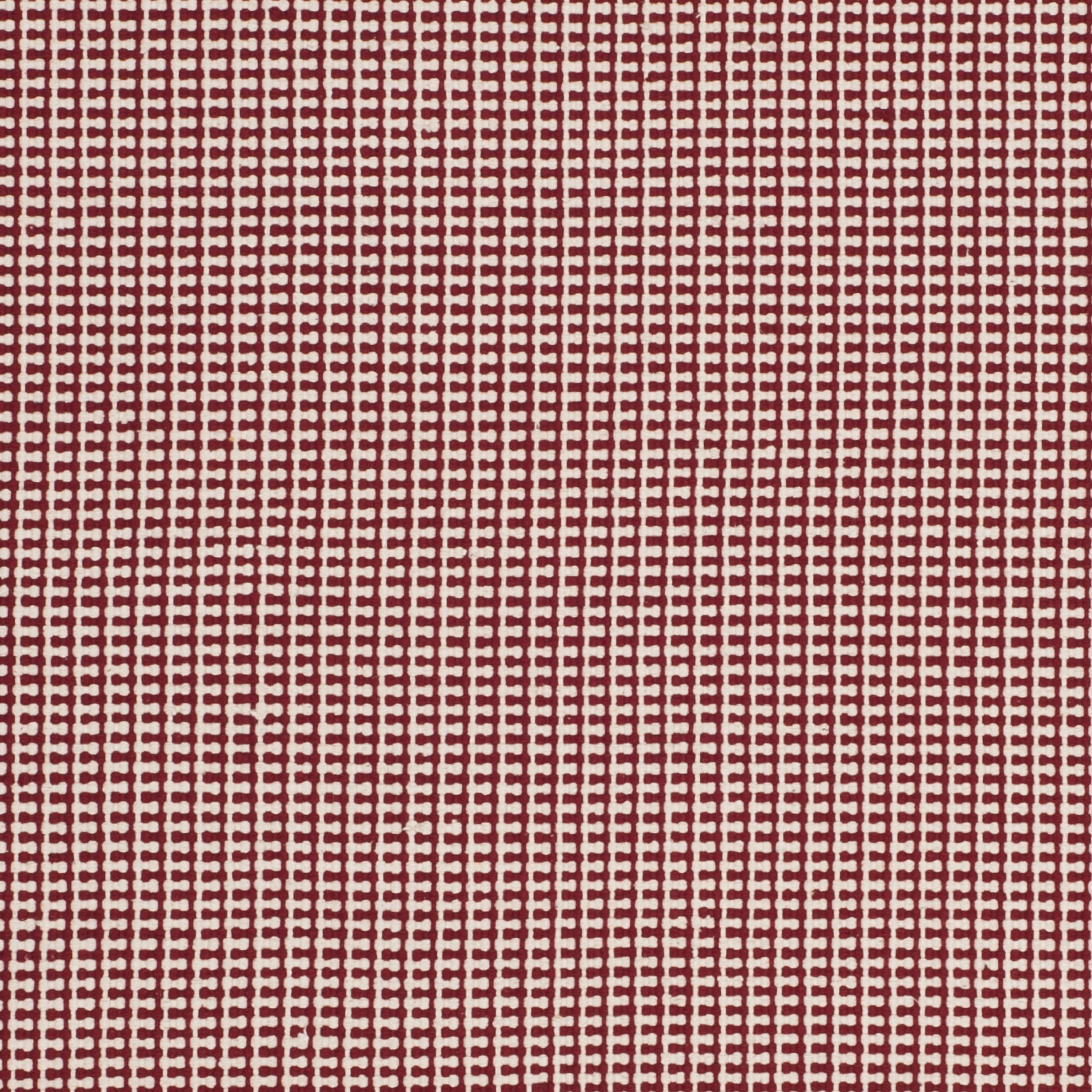 SAFAVIEH Montauk Patton Geometric Cotton Area Rug, Ivory/Red, 6' x 6' Square