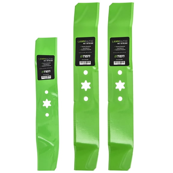 8TEN LawnRAZOR Blade Kit for Cub Cadet MTD Troy Bilt 46 inch LT1045 MK1002447