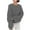 01 Gray, variant on YueHuiYing Women's Turtleneck Oversized Sweaters Long Sleeve Pullover Loose Chunky Knit Jumper