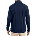 thumbnail image 2 of Men's Cutter & Buck Navy UConn Huskies Adapt Eco Knit Stretch Recycled Quarter-Zip Pullover, 2 of 2