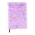 thumbnail image 2 of Fluffy Diary Plush Notebook 21x15cm, Fuzzy Cover Lined Journal with Ribbon Bookmark, Cute Writing Notebook Teens Purple Secret Diary, 2 of 6