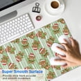 thumbnail image 4 of 31.5x11.8 Inch Gaming Mouse Pad, Non-Slip Stitched Rubber Desk Mat for Desktop & Laptop,Christmas Bear Stripe Green Pattern, 4 of 6