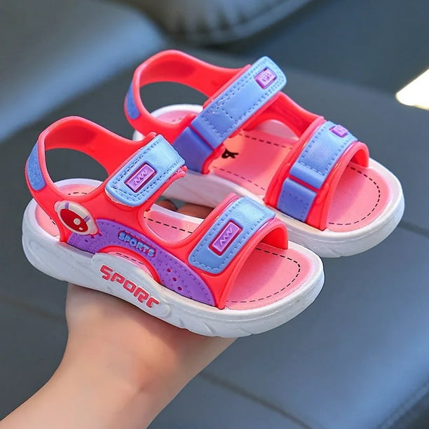 Sandalias para niños, zapatos de playa de fondo suave, calzado para niños pequeños, novedad de verano, calzado de moda para niños pequeños, medianos y grandes
