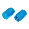 thumbnail image 4 of Unique Bargains 4pcs Blue Tire Stem Valve Caps Wheel Valve Covers Car Motorcycle Dustproof Hexagon Shape Aluminium Alloy Tire Cap, 4 of 5