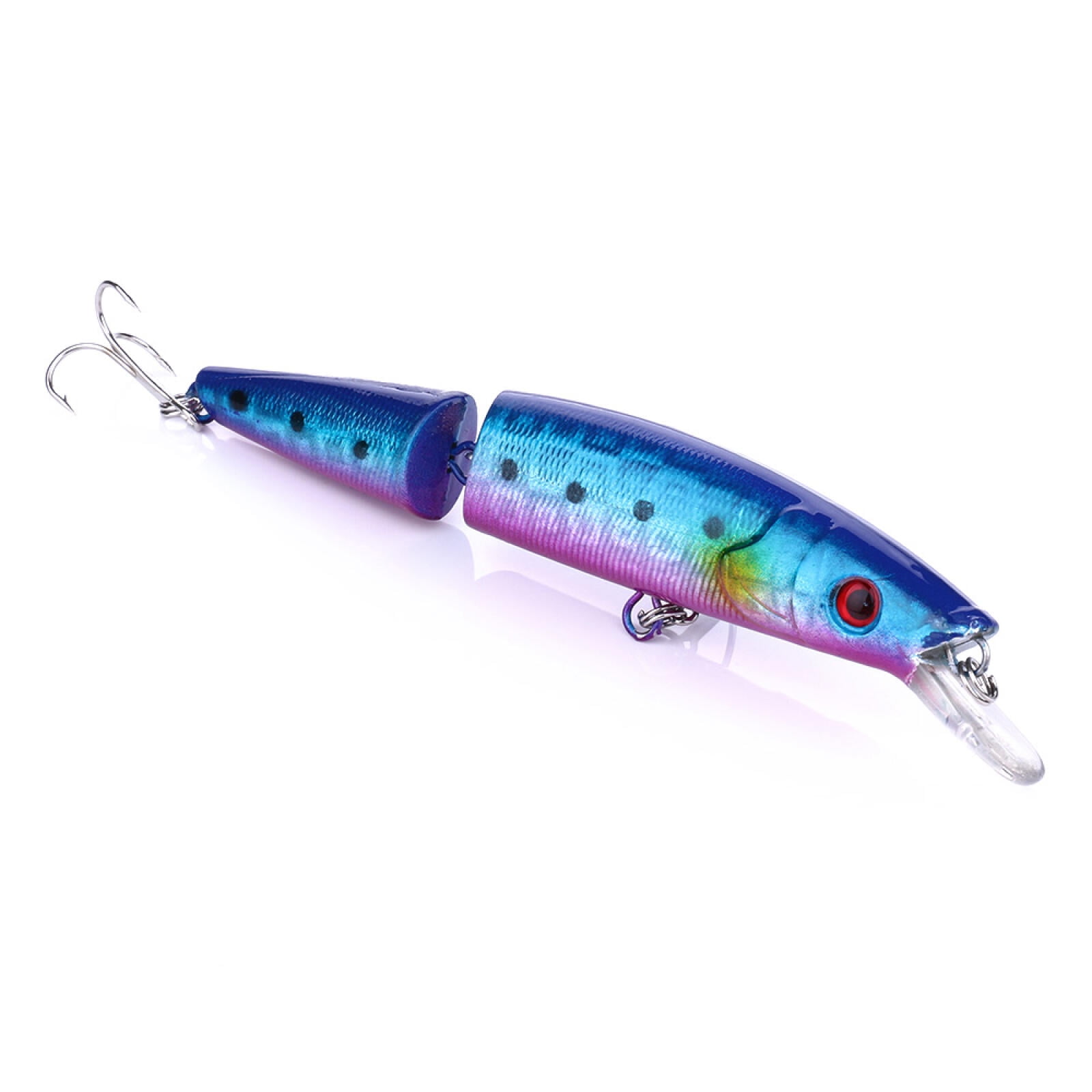 HENGJIA Fishing Lures Multi Jointed Fish Fishing Kits Slow Sinking Lifelike Swimbait Freshwater and Saltwater for Trout Bass Lures,5pcs, 5.51"/0.71oz