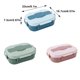 thumbnail image 5 of Fiambrera Contenedor de comida 3 Rejillas Fiambrera Trabajo Picnic Accesorios de cocina Snack A prueba de fugas Almacenamiento Microondas Organizadores de utensilios de cocina Celeste/3 rejillas Bearachild HA083044-01, 5 of 6