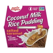 Sun Tropics Coconut Milk Rice Pudding, Salted Caramel 4.23oz (12 cups)