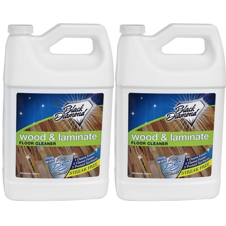 WOOD AND LAMINATE FLOOR CLEANER: For Hardwood, Real, Natural & Engineered Flooring ?Biodegradable Safe for Cleaning All Floors. Black Diamond Stoneworks (Best Way To Clean Engineered Hardwood)