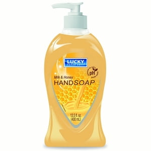 Image of Lucky Super Soft Mermaid Liquid Soap, Milk & Honey, 13.5 Oz