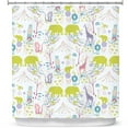 thumbnail image 1 of Shower Curtains 70" x 84" from DiaNoche Designs by Metka Hiti - Circus Pastel, 1 of 1
