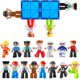 thumbnail image 1 of Juego de figuras magnéticas de personas para niños, 15 piezas, 7 cm, Feoxialy, 1 of 7