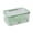 Green #0, variant on Outdoor Picnic Cooler Box - 23x15x10.8cm Insulated Food Storage Container with Handle | Leakproof Design & Transparent Lid | Includes Ice Pack for Long-Lasting Refrigeration