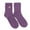 Purple, variant on Conairie Fuzzy Socks for Women Valentines Day Casual Cute Heart Print Pattern Mid Calf Socks Comfortable Soft Warm Winter Socks Black One Size