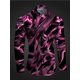 thumbnail image 1 of Camisa informal de manga larga con estampado 3D de subcultura de grafiti para hombre, para fiesta, calle, Vaion, primavera, verano, solapa, manga larga, rosa, rojo y azul, 1 of 6