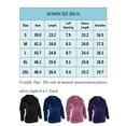 thumbnail image 3 of FANNYC Women's Loose Casual Velour Tracksuit Hoodie Sweatshirt Sweater Running Activewear Long Sleeve Jogging Sports Jacket Coat Top,Black/Blue/ Red/Purple, 3 of 6