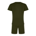 thumbnail image 4 of Conjuntos cortos Cagnkofi para hombre, conjuntos de 2 piezas, chándales de verano, camisetas y pantalones cortos casuales de manga corta con cuello redondo, chándal, 4 of 6