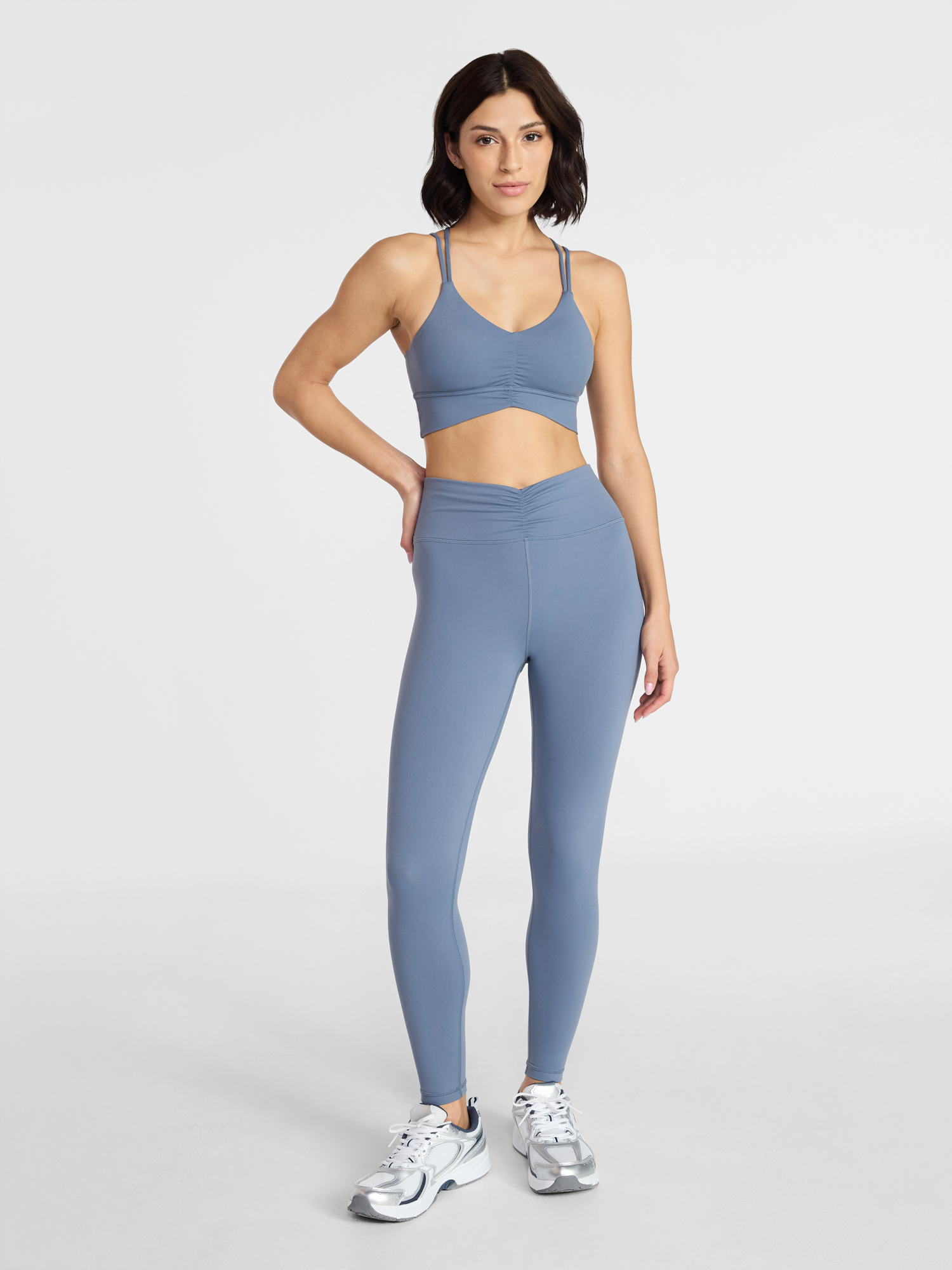 Avia Women's Cinched Front Sports Bra, Sizes XS - XXXL